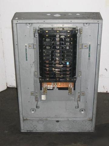G.e. AQF3181ABX 125A/120/208/3PH 24CT panelboard+7-cb's