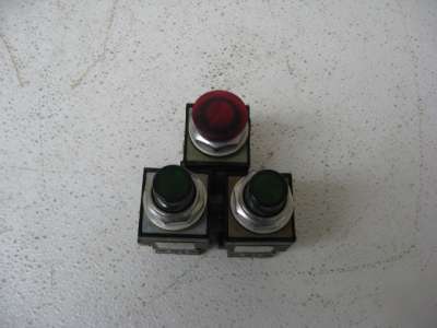 General electric CR104PXG22 push buttons lot of 3
