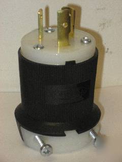 Hubbell HBL2321 locking male plug nema L6-20P