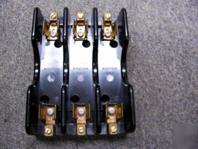 Marathon fuse holder 3 pole 30 amp 600 vac R6F30A3B