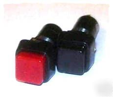 New : 5 x black latching push switch good quality build