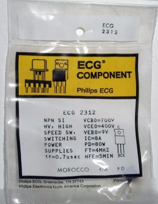 New ECG2312 npn high speed NTE2312 