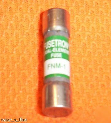 New fusetron fnm-1 fuse 1 amp FNM1 warranty nnb buss