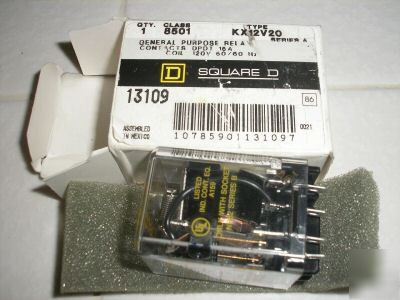 Square d general purpose relay 8501 KX12V20 