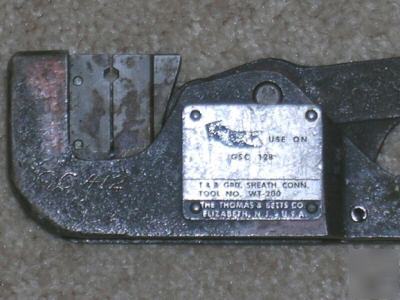 Thomas & betts t&b GSC128 crimping tool 