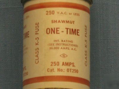 Shawmut 250 a fuse 250 v OT250