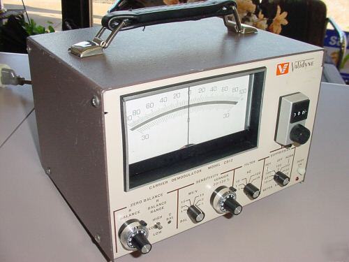 Validyne carrier demodulator cd 12