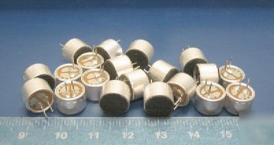 *lot of 20* aluminum condenser microphone part 34L2W