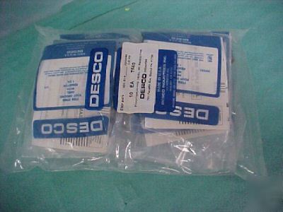 10 desco 7560 antistatic footground heel w/resistors