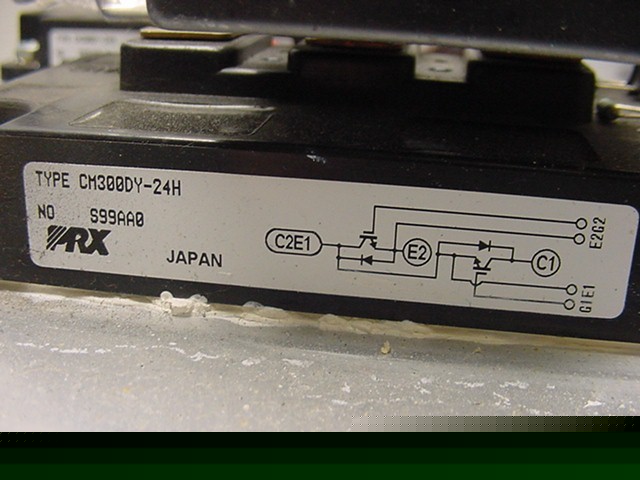 4 prx CM300DY-24H modules w/heatsink resistors snubbers