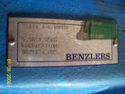 Abb 50HP 50 hp electric motor benzlers gearbox 5,56:1