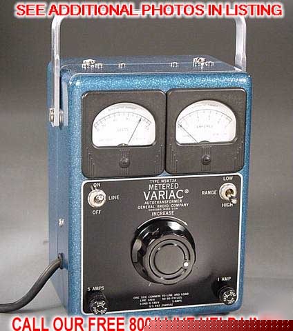 Dual metered variac 4 tube audio power amplifier tester