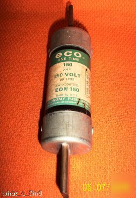 Economy eon 150 amp 250 v fuse warranty EON150 used