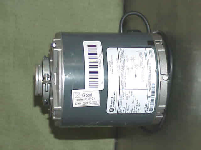 Ge 1/4 hp, 50/60 hz, 208/240 volt, 1 ph, 1725/1425 rpm