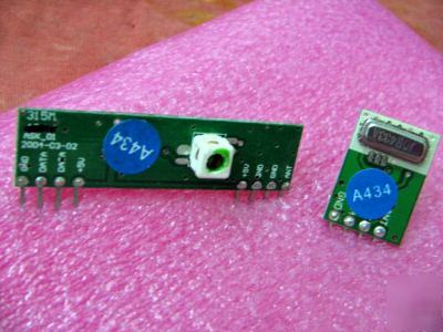 Lot 10 433MH saw rf transmtter receiver remote wireless