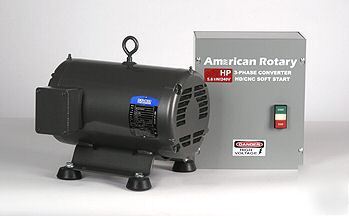 New 3HP softstart rotary phase converter
