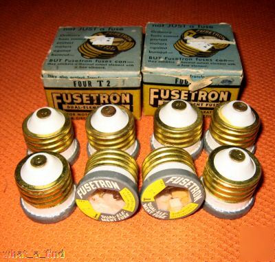 New 8 buss fuestron t-2 fuse screw in plug T2 