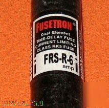 New buss frs-r-6 fuse FRSR6 class RK5 6 amp 600 volt
