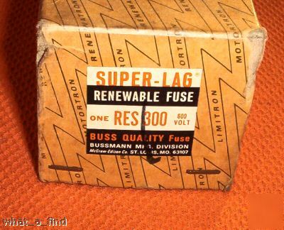 New buss renewable fuse super lag res-300 RES300 