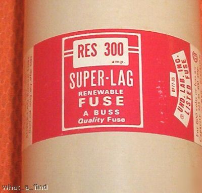 New buss renewable fuse super lag res-300 RES300 