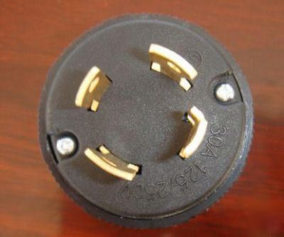New - nema L14-30 twist-lock 4-prong 220/110 plug 