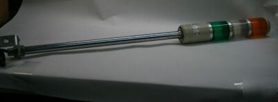 Patlite signal tower stp w / pole & mounting bracket