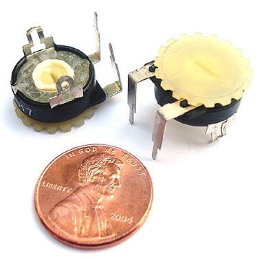 Trimmer potentiometer 20K ohm thumbwheel trim pot 15MM