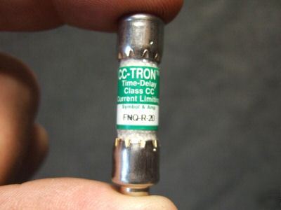 Bussmann cc-tron time delay fuses fnq-r-20 qty 10