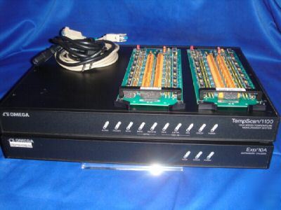 Io tech tempscan 1100, exp 10A expansion chassis RTD16B