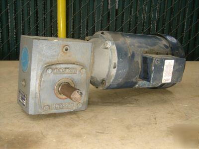 Leeson boston gear motor gear reducer combo 2 hp 10:1