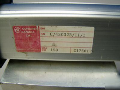 Norgren linear slide m/n: c/45032B/11/1 - used