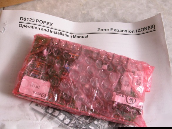 Radionics bosch D8125 popex zone expansion zonex