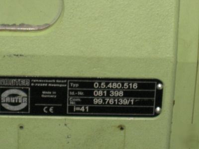 Sauter cnc turret drive 0.5.480.516 