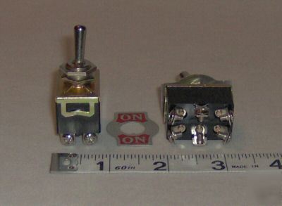 Toggle switch hd dpdt on-on 20 amps @ 125 volts