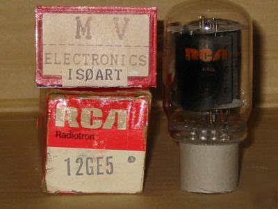 Tubes - one 12GE5 rca - valvole rÃ¶hren lampes