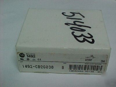  allen-bradley 1492-CB2G030 circuit breaker 3A 