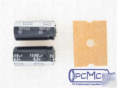 10 panasonic [m] ff 6.3V 1500UF low esr motherboard cap