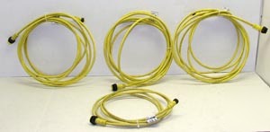 3 allen-bradley patchcords 1485R-P5M5-R5 +1485R-P3M5-R5