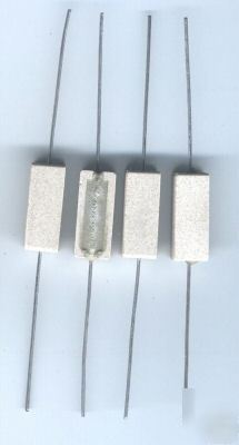 5 watt power resistors 300 ohm lot of 4 made in usa