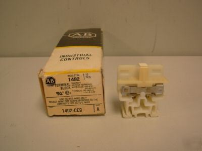Allen bradley acrylic terminal blocks bulletin 1492 lot