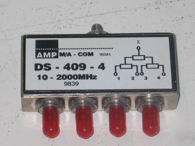 Amp coax cable filter 4 port model#: ds-409-4 5MM wide