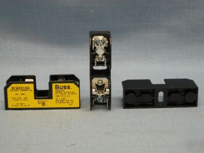 Bussmann box of 10 600V 30A fuseblocks BC6031SQ