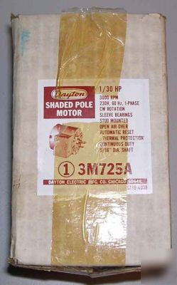 Dayton shared pole motor 1/30 hp 3000RPM