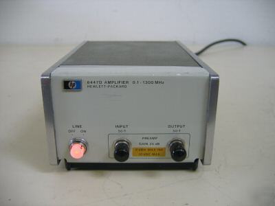 Hp agilent 8447D rf preamplifier, 100 khz - 1.3 ghz