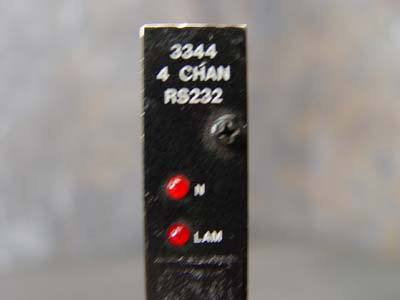 Kinetic systems 3344 4 chan RS232 camac plugin module