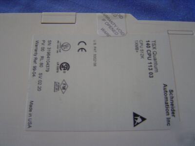Modicon quantum 140 cpu 113 03 processor