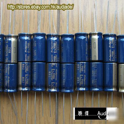 New 100PCS 2200UF 6.3V rubycon mbz pc capacitors 