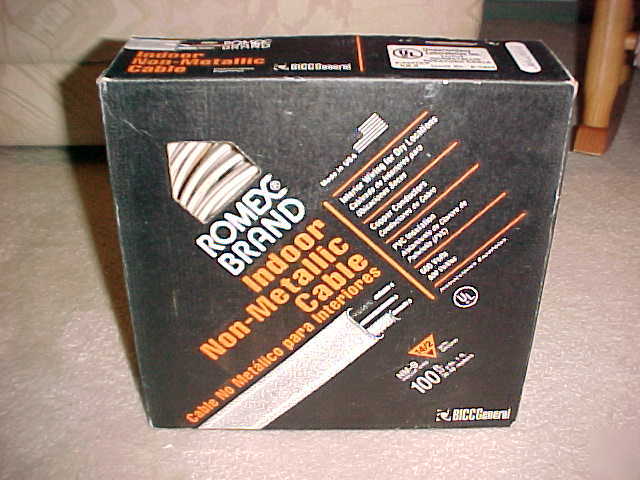 New brand romex nonmetallic cable 100FT 14-2