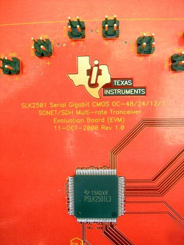 Ti SLK2501EVM eval board for SLK2501 sonet transceiver