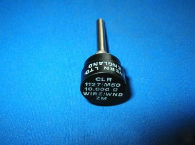 Wire potentiometer colvern 10KOHM clr 1127/M50 nos